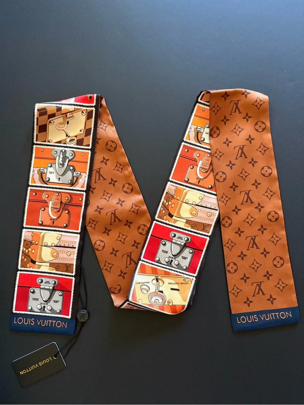 Fashion Silk Long Scarf Twilly
